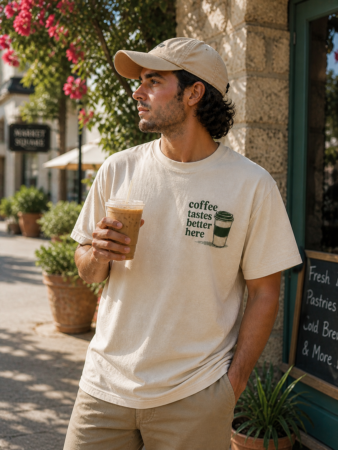 Coffee Tastes Better Here Tee