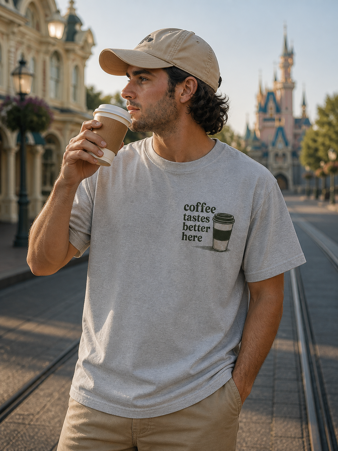 Coffee Tastes Better Here Tee