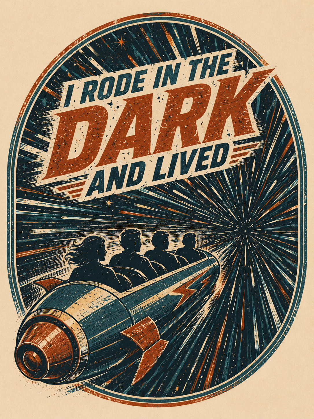 I Rode in the Dark and Lived - Tee